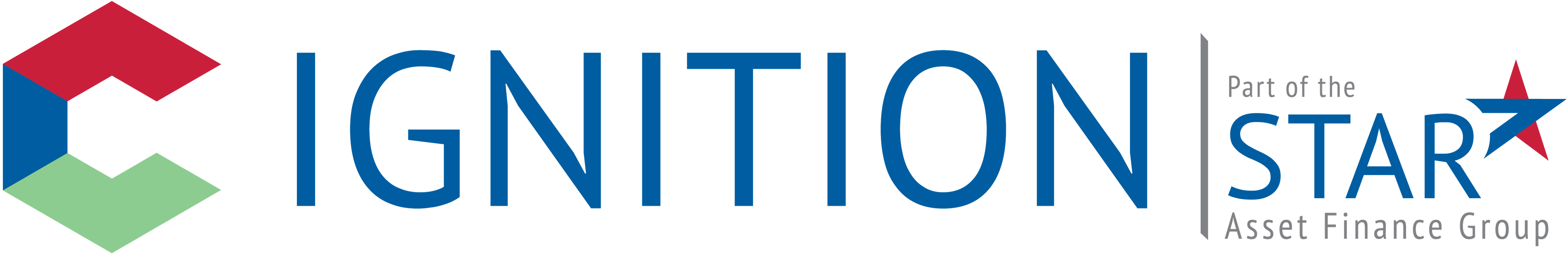 Ignition logo with Star Asset Finance Group branding in blue, red, and green.